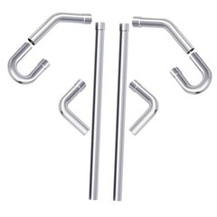 Mandrel Bends 8 Pcs, 2.5 Inches DIY Custom 2.5inch Mixed 8PCS Mild Steel