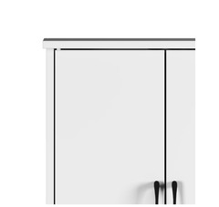 Ardent Over Toilet Storage Cabinet White Bathroom Space Saver Shelf