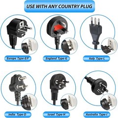 European EU To US American Adapter Plug Converter Euro Asia to USA Lot