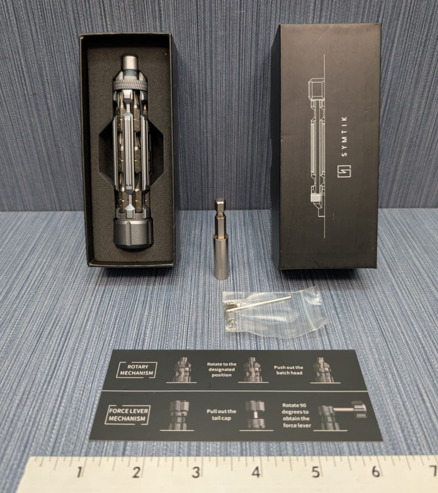 “Manual Drive” Symtik S1 Boost EDC Precision Magnetic Screwdriver