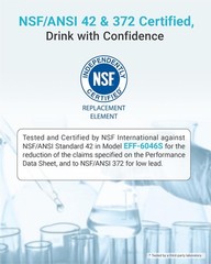 AQUA CREST ADQ747935 Refrigerator Water Filter Replacement for LG® LT1000P®（3）