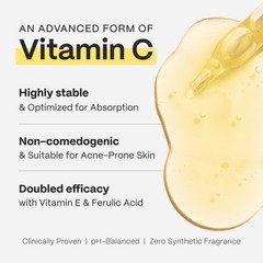 Mad Hippie Vitamin C Serum for Face – C, E, Ferulic, Hyaluronic Acid, Stable