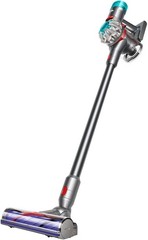 Dyson V8 Absolute Cordless Stick Vacuum Cleaner Silver Motorbar Fluffy Head Open