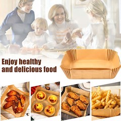 New Air Fryer Disposable Paper Liner Non-stick Baking Oil-proof Liners Square