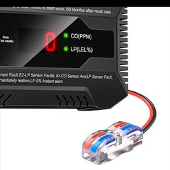 12V RV Carbon Monoxide & Propane Gas Detector Alarm High Sensitivity LPG CO Sens