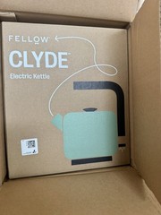 Fellow Clyde Electric Kettle 1.5 Liter Capacity, Smoke Green, New in Box