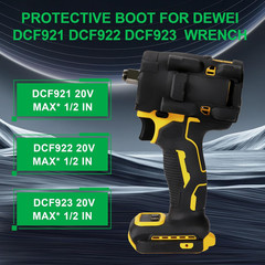 DCF921 DCF922 DCF923 Protective Boot PB921.22.23-QZ for DEWALT 20V MAX* 1/2″ Cor