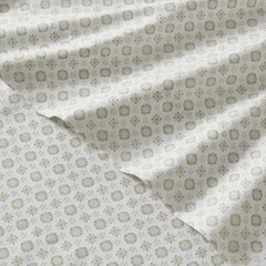 Purely Organic 100% Turkish Organic Cotton Sheet Set Queen Sierra Foulard Sage