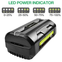 1/4PCS For Ryobi 40V 6Ah 8.0Ah Battery High Capacity Lithium ion OP4050 OP40602
