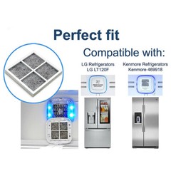 LT120F Refrigerator Air Filter for LG LT1000P, LT-1000PC, LFCC22426S, LRFXS2503S