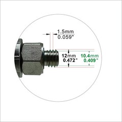 M12x1.5 mm, 18″ Length, Engine 12mm Drain Oil Changing Hose, Oil Drain Aid Tool