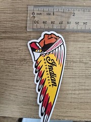 Indian Motorcycle Vinyl Sticker