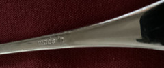 made in Teaspoon Cookware Glossy Stainless 18/10 Italy Flatware 6 15/16″