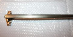 1920’s Antique Towel Bar Solid Nickel Silver / White Brass 3 lb 9 oz 27 5/8 Inch