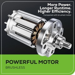 Greenworks 40V 8 Inch Cordless Edger (Brushless Motor) ED40L00–Tool Only
