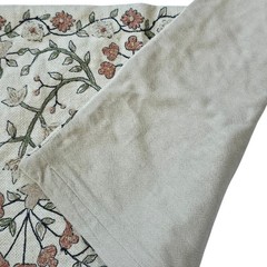 Pottery Barn Zea Embroidered Lumbar Pillow Cover 16×26 Warm Multi NEW