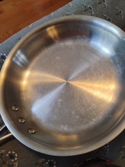 10 pc Calphalon Tri-Clad Copper Bottom Stainless Cookware Set Pots Pans Lids.