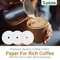 3.5″ Percolator Coffee Filters – Flat Disc Round Coffee Filters – 400 Count