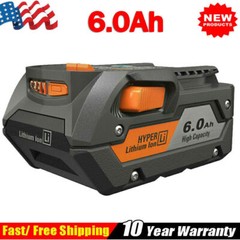 6AH/8AH Hyper Lithium-ion Battery For Ridgid 18V R840087 R840085 Rigid 18V Tools