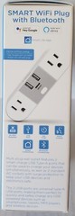 Lot of 2 Smart WiFi 2-Outlet Plug with 2 USB Ports works with Alexa & Google