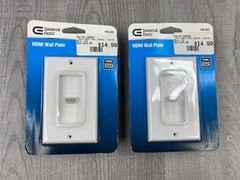 2 Pc Commercial Electric 146 022 HDMI Wall Plate RV Camper
