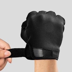 Full-Finr Workout Gloves for Men, Padded Gym Gloves with