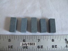 (5) NEW Dressing Stone Hard Abrasive 1″ x 3/8″ x 3/8″ for Dremel (AP)