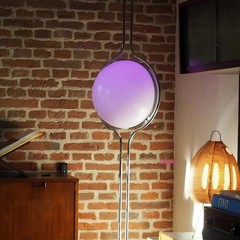 Floor-to-Ceiling Lamp 280cm Adjustable Height Contemporary Stand Acrylic Balls