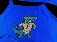 University of Florida (UF) Apron w/No Pockets / 39k Stitches Brand New