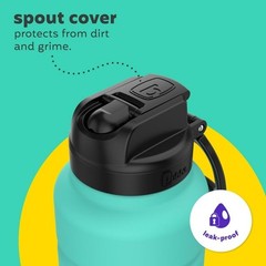 Bubba Trailblazer Insulated Stainless Steel Water Bottle Straw Lid 40oz. Teal