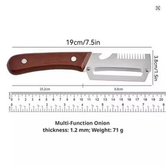 2 in 1 Durable Stainless Steel Peeler For Peeling Slicing Fruits Vegetables Peel