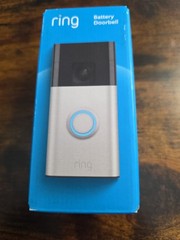 Ring Battery HD Smart WIFI Doorbell 2nd Generation Satin Nickel***BRAND NEW***