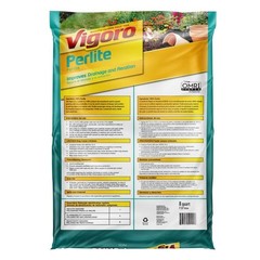 Organic Perlite 8 qt Soil Amendment Vigoro for Plants Potting Mix 100536862