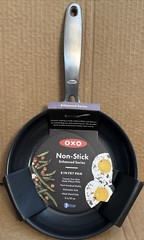 NEW OXO Enhanced 8″ Black Frying Pan Skillet PFAS-Free Ceramic Non-Stick W/Tags