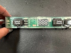 GE Dishwasher Interface Control Board WD12X22778, WD21X22175, WD21X31902C