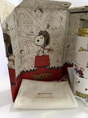 Stanley Peanuts Snoopy Woodstock Quencher H2.0 40oz White Yellow Handle Straw