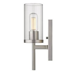 Golden Lighting Winslett 4.875 in. 1-Light Pewter Sconce