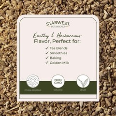 Starwest Botanicals Organic Ashwagandha Root – Dried Herb 4 Ounce (Pack of 1)