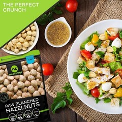 Raw Blanched Hazelnuts Filberts, No Shell, Nut Food Snack, All Natural, Kosher