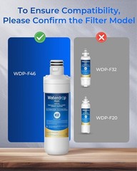 Waterdrop Plus Refrigerator Water Filter Replacement for LG® LT1000P® (1 Pcs)