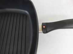 Swiss Diamond Classic Nonstick Deep Square Grill Pan, 11 Inch – NEW