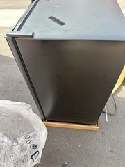 Mainstays 3.3 cu ft Single Door Mini Fridge Black M8004