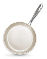 Gotham Steel Cream 10″ Nonstick Heavy Duty Ceramic Fry Pan with Stay Cool Handle