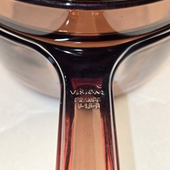 Visions Corning Ware Amber Double Boiler 1.5L Sauce Pan Pyrex Lid Set Vintage