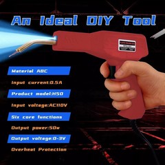 Plastic Welder Kit Soldering Hot Stapler Bumper Repair Welding Gun 800 Staples