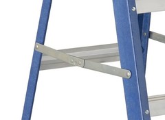 Louisville Ladder 6 ‘ Fiberglass Step, 10’ Reach, 225-lb, Load Capacity, W-3217-