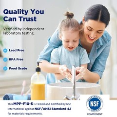 50 Pack 1/5/10/20/25/50 Micron 10″x2.5″ Sediment Water Filter Whole House System