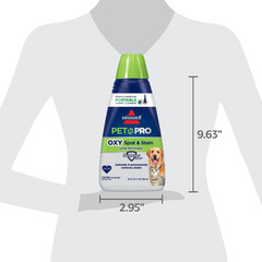 BISSELL 32 fl oz Pet Pro Oxy Spot & Stain – 2034: Carpet Cleaner Solution