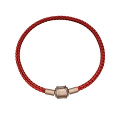 Steel Cable Bracelet-Stainless Steel Red Charm Bracelet for Women 17cm / 19cm