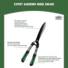20 Inch Garden Hedge Shears Green and Black Landscape Trimming Scissor